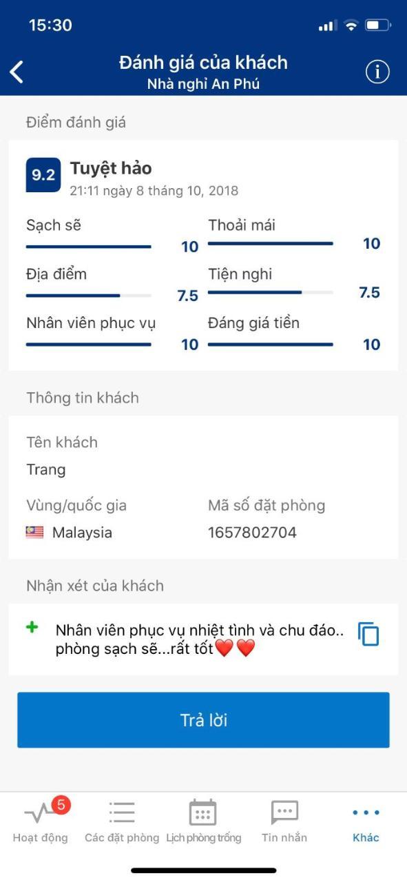 Nha Nghi An Phu Hotell Hanoi Eksteriør bilde